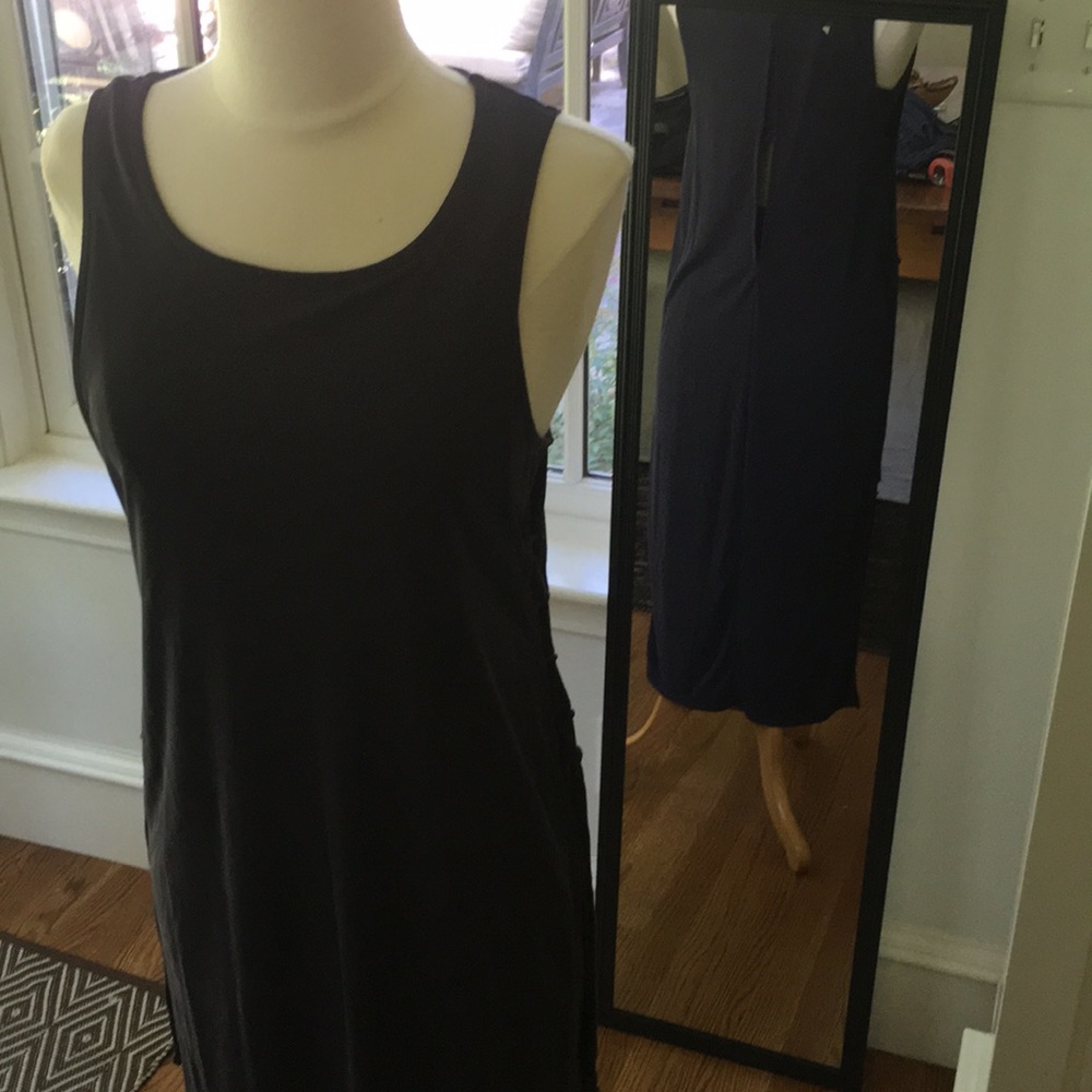 Dark grey maxi dress